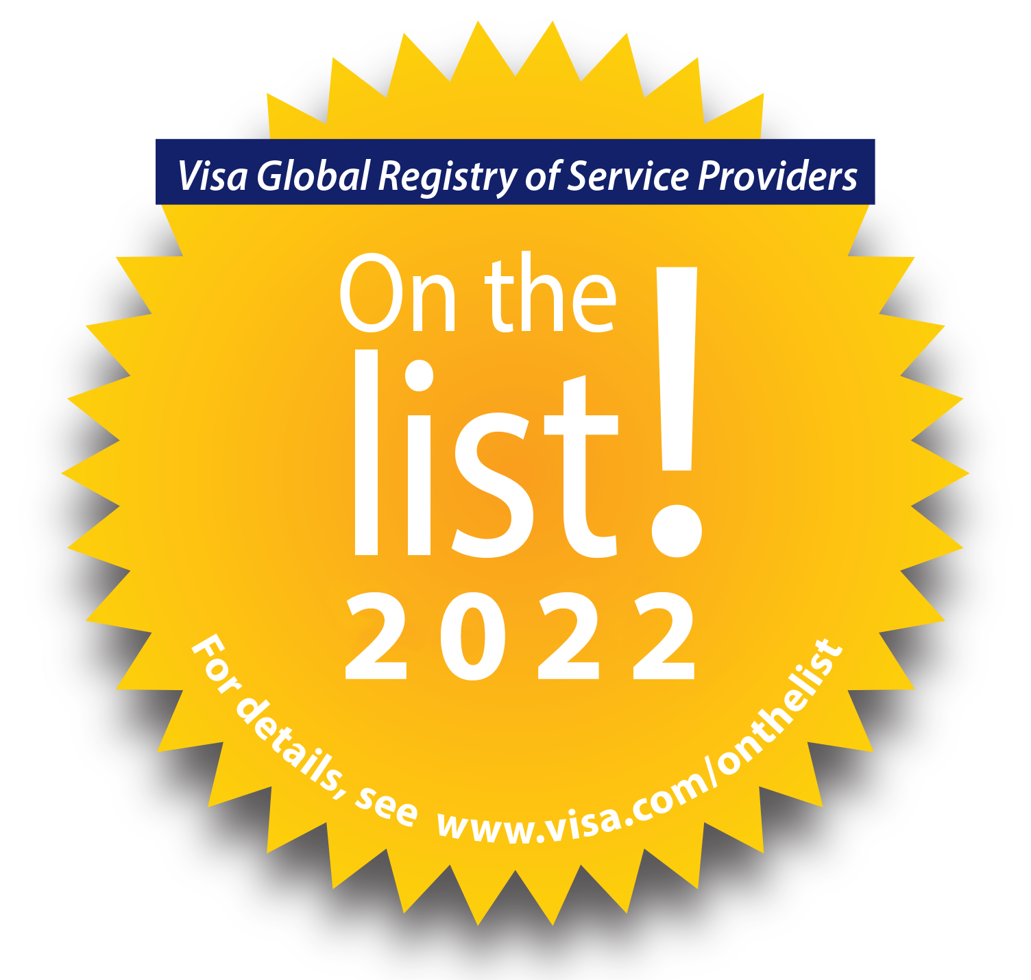 Visa - on the list